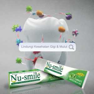 3 pcs NUSMILE (PASTA GIGI HERBAL ALAMI HILANGKAN PLAKBAU MULUT)