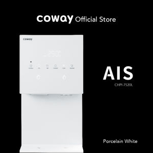 [Rental Package] Coway AIS Porcelain White Water Purifier/ Dispenser with Ambient Cold Hot & Ice Maker - Eco Mode & Self-Sterilization