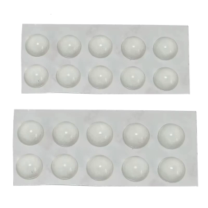 Wall Door Handle Stoppers Adhesive Rubber Knob Round Shield Cushion Guard Door Bumpers Wall Protectors Silencers for Home