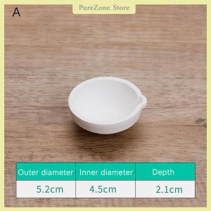 [PureZone] High Temperature Quartz Silica Melting Crucible Dish Bowl Pot Casting Metal Jewelry Casting Container