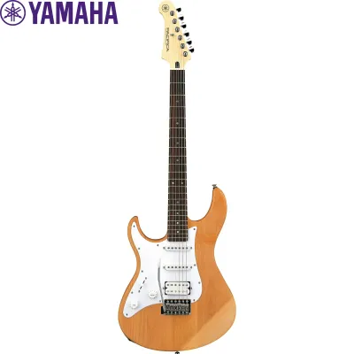 Yamaha PAC112JL Left Handed Pacifica Double Cutaway Electric Guitar Yellow Natural Satin