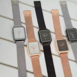 Hush Puppies rantai pasir stanliess jam tangan fashion wanita/cewek premium best seller 130