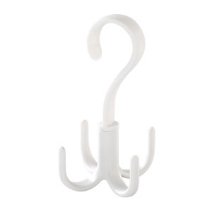 Belt Tie Hanger Scarf Hook 360 Degree Rotating Closet Storage Rack Multipurpose Organizer Handbags Hats Hangers Hooks Holder