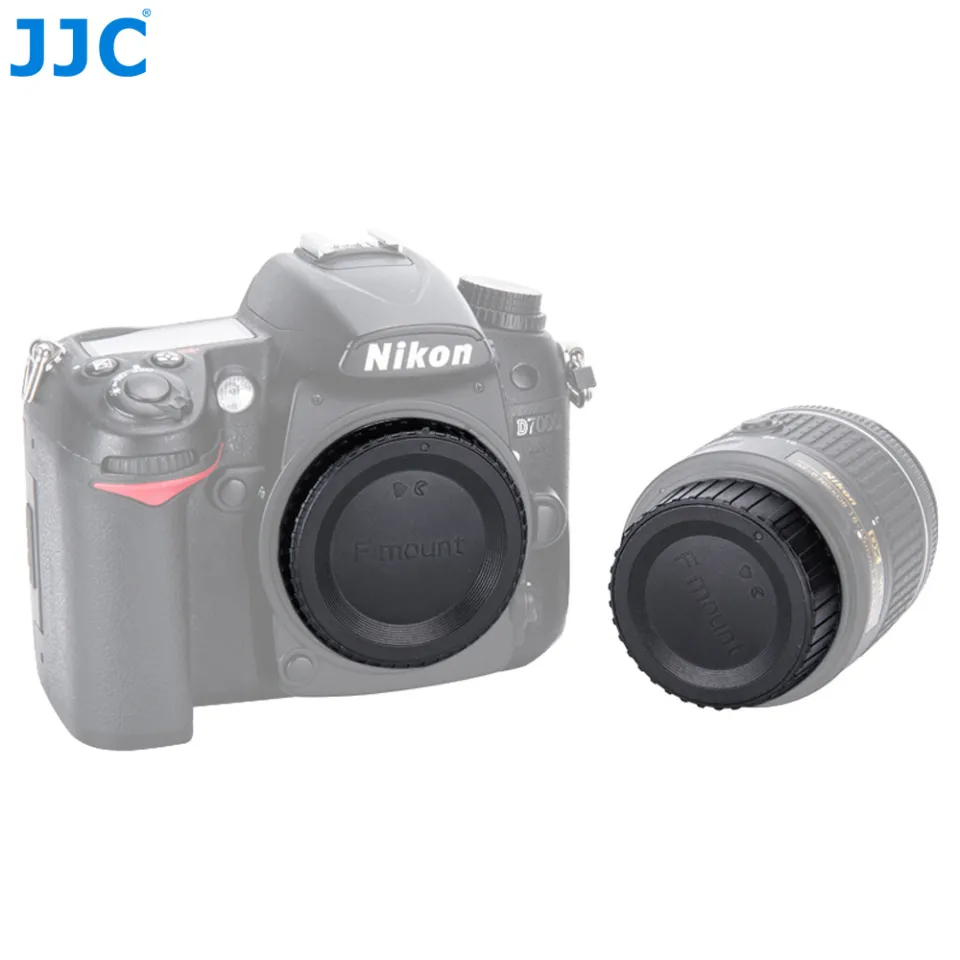 JJC F Mount Body Cap Cover Rear Lens Cap for Nikon D3500 D3400