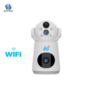 South Ocean Wireless CCTV Battery Powered 5MP WiFi Camera CCTV Night Vision 360 Rotation IP Camera