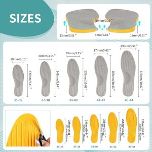 1 คู่ Orthotic Arch Support Insoles Orthotics Flat Foot Health Sole Pad Arch Support Pad