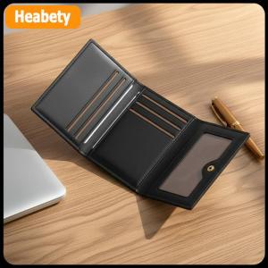 【2-3 days delivery】 Business Wallet Multiple Card Slots Sleek ID Card Holder for Presentations and Conferences
