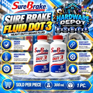 SURE BRAKE MOTO DOT 3 BRAKE FLUID 900ML 300ML 170ML UNIVERSAL USE