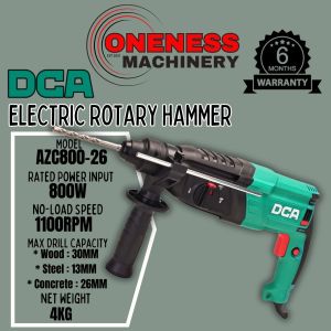 DCA ELECTRIC ROTARY HAMMER -800W -AZC800-26 / Z1C-FF800-26