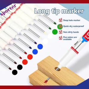 Sporter หัวปากกามาร์กเกอร์ยาว20มม. รูลึกสำหรับเจาะโลหะกันน้ำตกแต่งงานไม้ในห้องน้ำอเนกประสงค์