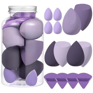 4/14pcs A Set Powder Sponge Soft Makeup Sponge Wet Dry Use Water Drop Triangle Powder Puff