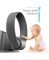 🔥BUY 1 SAVE ₱100 🔥 Philippine Free Shipping（COD） Portable Bladeless Fan 220V Rechargable Electric Fan Wall-mounted Fan with Remote Control Desk leaflessle Fan Air Conditioner Stand Fan no-Leaf air purifier fan For Home Office. 
