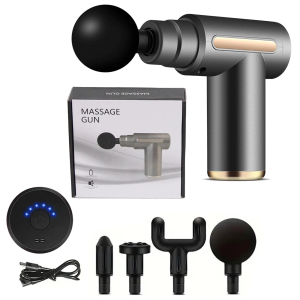 DIODIY Electronic Massage Gun chargeable High Frequency Vibration Body Muscle Relaxing Pain Relief Portable Fascia Gun massager vibrating device