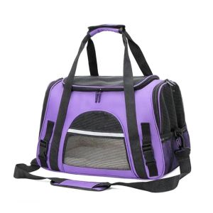 [Bồ công anh] Túi Túi đựng chó với bông dày cushionaviation Ba lô chống nghẹt thở du lịch nhỏ gọn bagdog túi lưới ngoài trời