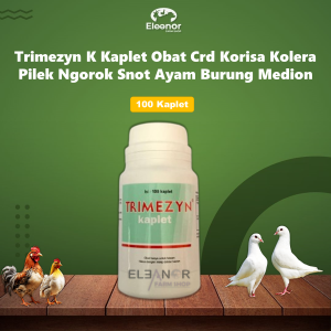 Trimezyn K 100 Kaplet Medion Obat Crd Korisa Kolera Pilek Ngorok Snot Ayam Burung