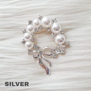 Bros Berlian Imitasi Pita Koleksi Bros Bahu Athar Shop Bogor