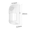 Tuya Wifi Intelligent PIR Motion Sensor Anti Thief Alarm, Timing, Anti pet interference, Voice Alarm, Burglar System Detector for Home, Corridor, Office, Bank. 