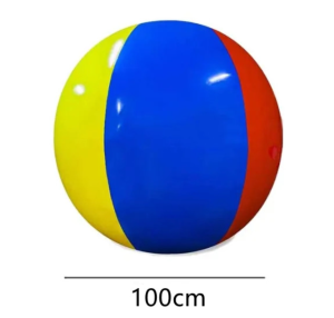 100cm/130cm/150cm/200cm Giant Inflatable Beach Ball Large Three-color Thickened Pvc Water Volleyball
