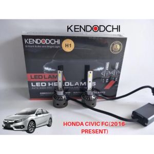 🔥READY STOCK🔥KENDODCHI 2Pcs H1 LED Car Headlight FOR HONDA CIVIC FC(2016-PRESENT)  product by Malaysia