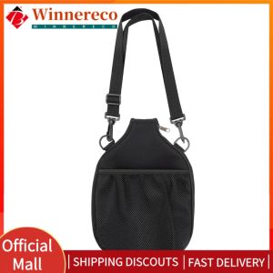 【winnereco】 Pickleball Paddle Protection Bag Crossbody Sling Zipper Paddle Bag