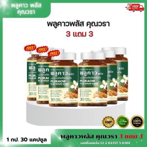 (3แถม3) Plukaow Plus Khun vara พลูคาว พลัส คุณวรา