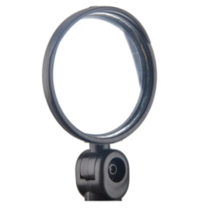 Universal wide-angle rearview mirror for electric bikes 1 side-view mirror for quality and safety 8 cm 360-degree rotating handlebar clamp side-view mirror for electric bikes