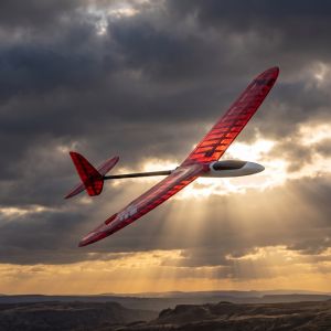 DW Hobby FDCG12 Windrunner 1200mm DLG Balsawood Glider KIT Airframe Only - Hand Launch RC Sailplane