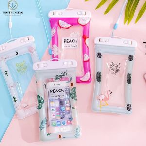 Túi Chống Nước Điện Thoại Viền Phao Loại Lớn - Túi Đựng Điện Thoại Đi Bơi Đi Biển Du Lịch - Loại dày kèm dây đeo Trùm Sỉ Gia Thành