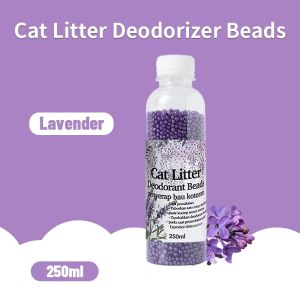 Cat Litter Deodorizer Litter Box Deodorizer Crystal Lavender Perfume Antibacterial Deodorant Beads