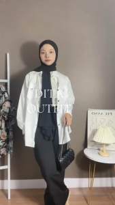 IOS SHOP DITA ATASAN POLYESTER KASUAL WANITA KOREAN STYLE