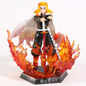 Anime Kimetsu No Yaiba Demon Slayer GK 20cm Rengoku Kyoujurou Action Figure Collectible Gift Toy wtih BOX