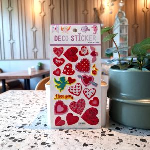 [LXE] Gambar Tempel Sticker Timbul Stiker Anak Edisi Love Heart Hati
