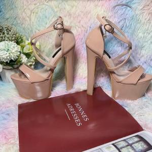 Korean fashion Pageant heels 6.5inches Very High Heel glossy (above 8 cm) #918-5 Walking Shoes Shoes