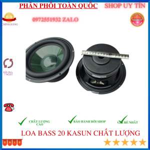 2 Củ loa bass sub 2 KASUN côn  45MM -  Gân cao su - Lloa bass 20  - Củ loa 2 tấc - giá 2 củ