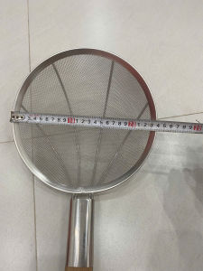 CHAO LỲ KHÍT VỢT VỚT THỨC ĂN INOX Cán Đặc Biệt Size 24cm