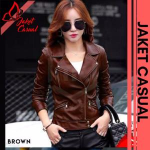 Jaket Kulit Wanita Casual Jessica Terlaris