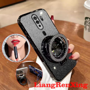 Case for OPPO A5 2020 oppo a9 2020 phone case Softcase Silicone shockproof Cover new design Clear aesthetic Cosmetic mirror with holder SFSHZJ01