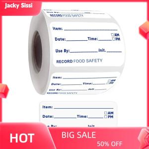 Jacky 500pcs/roll Kitchen Sticker Refrigerator Freezer Food Storage Date Content Label