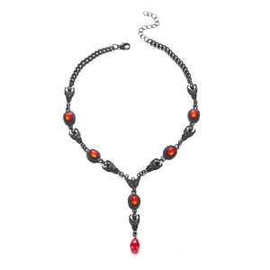 Necklace Dangle Earrings For Women Halloween Accessories Alloy Gifts