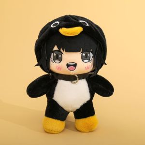 Tomorrows Ark Internet Celebrity Gugu Gagua Standing Plush Toy Cute Penguin Transformatio High Durability Ergonomic Practical Daily