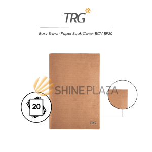 TRG Sampul Buku Tulis Kertas Boxy Coklat BCV-BP20 SIDU Big Boss 42 50 Lembar Isi 20 Brown Paper Book Cover