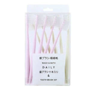 Newyorkbigsale แปรงสีฟัน เซ็ตแปรงสีฟัน แปรงสีฟัน 10 ชิ้น No.Y1585