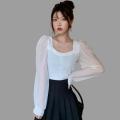 AJWShop [ZY XAC] Blouse Wanita Kekinian Korean Style Rajut Lengan Panjang Import Premium | Atasan Blouse Rajut Wanita Korea Import | Blouse Atasan Rajut Wanita Lengan Panjang Import Premium Rajut | Baju Rajut Lengan Panjang Korean Style | Atasan Wanita. 