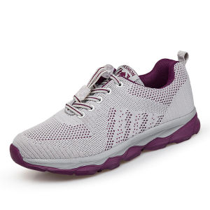 FOKU Sepatu Sneakers Wanita Santai Sepatu Wanita Bernapas Non-Slip Sport Shoes