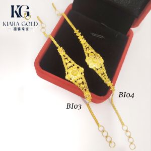 Emas 916 Gelang Tangan / Rantai Tangan | Gold 916 Bracelets BI01+