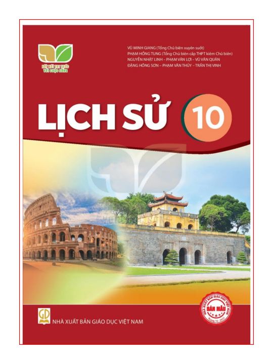 Sách giáo khoa Lịch Sử 10- Kết Nối Tri Thức Với Cuộc Sống (Kèm nilon bọc sách)