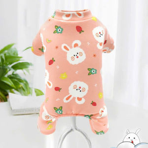 ÁO THUN NỈ HOẠ TIẾT THỎ CUTE TỪ 1-5KG DÀNH CHO THÚ CƯNG CHÓ MÈO