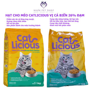 Hạt Catlicious cho mèo trưởng thành Vị Cá Biển 26% Protein Hạt cho mèo Catlicious - Nhàn Pet Shop