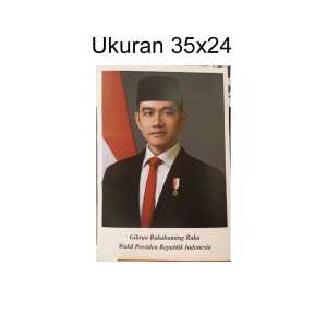 POSTER FOTO PRESIDEN DAN WAKIL PRESIDEN (35x24)