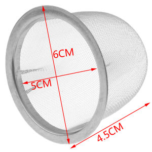 waqajh Tái sử dụng thép không gỉ lưới trà Infuser Lọc ấm trà trà lá gia vị Lọc